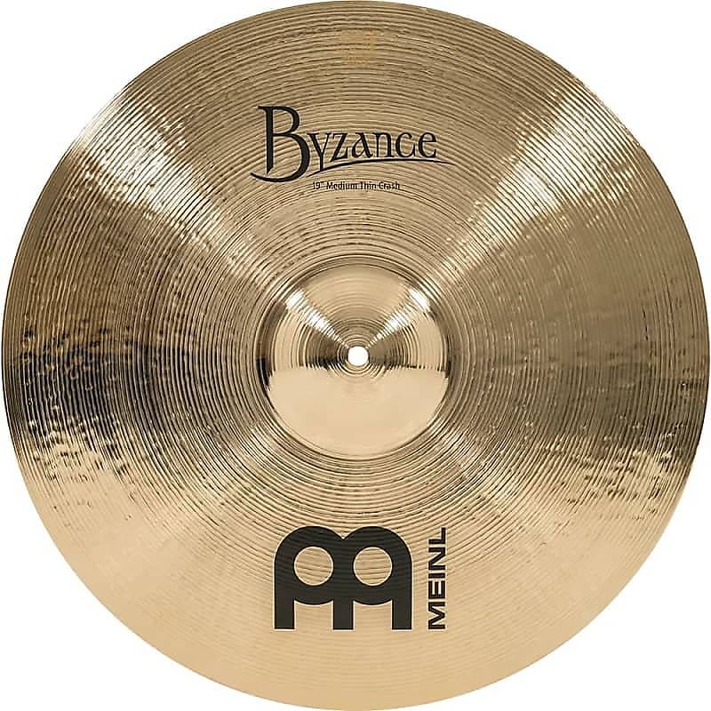 Platillo crash fino medio Meinl Byzance Brilliant B19MTC-B de 19"